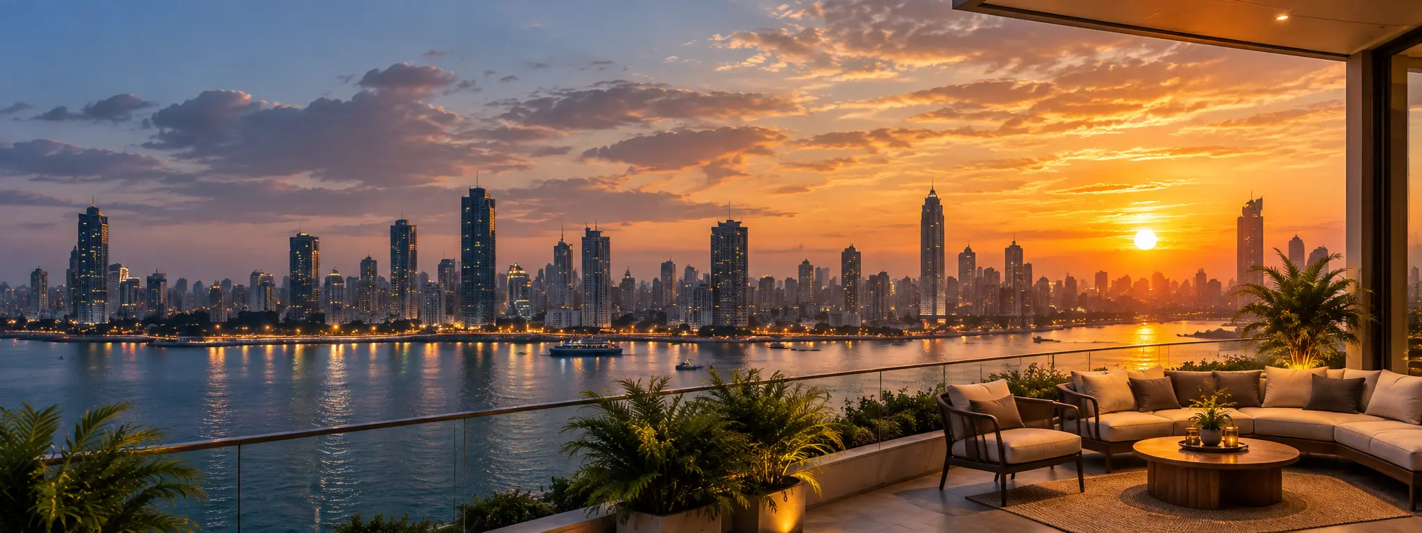 Mumbai skyline